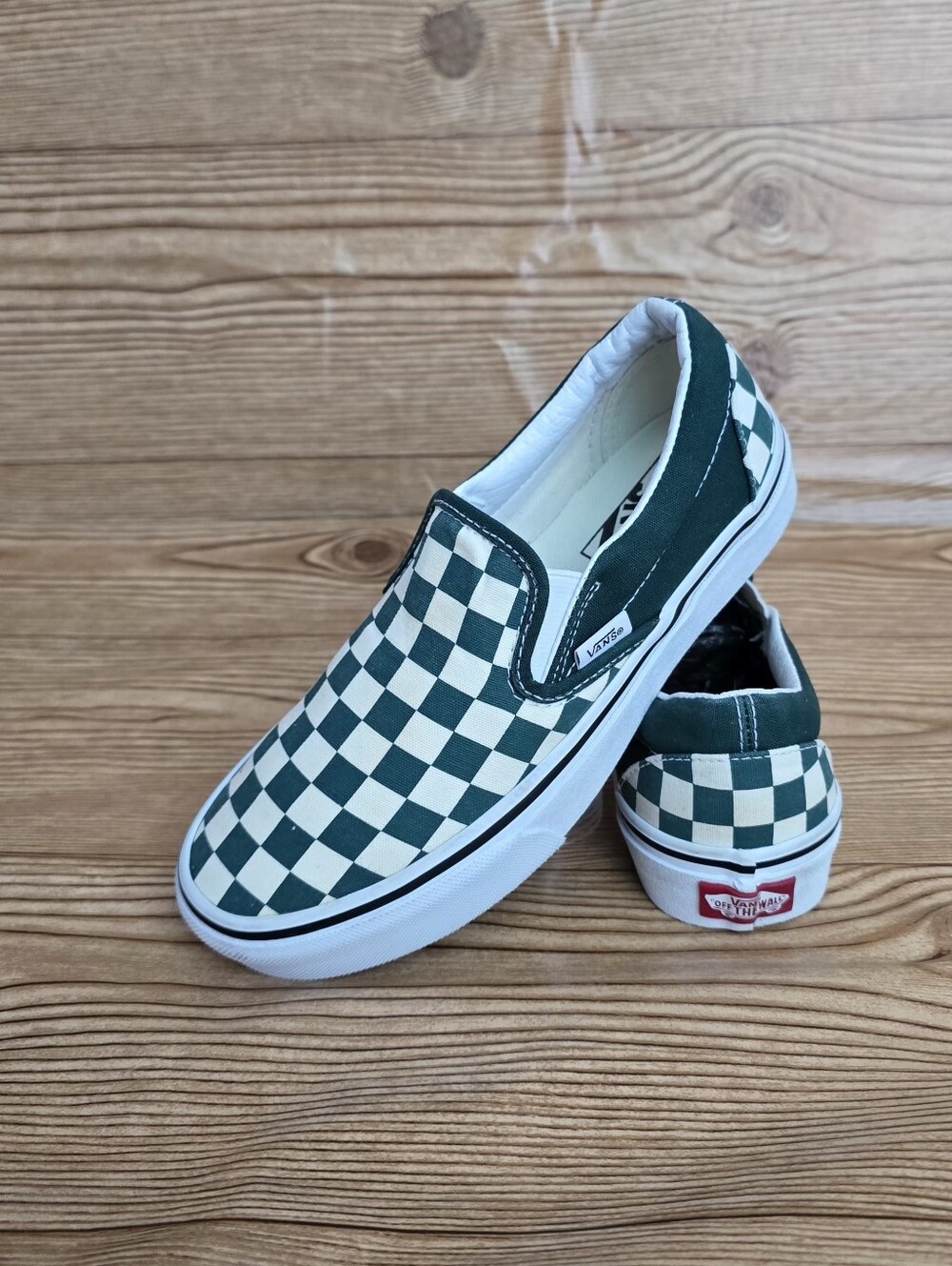 VANS Checkerboard Classic Slip-On Shoes